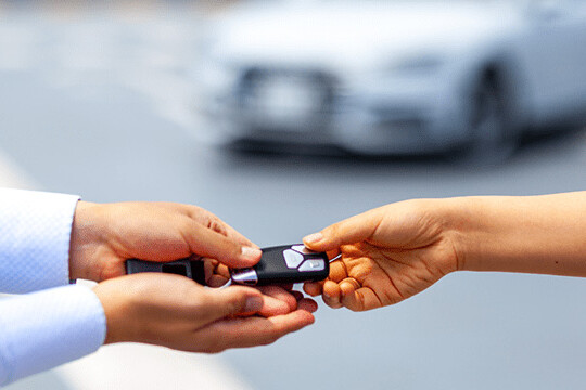 Remise de clef de voiture